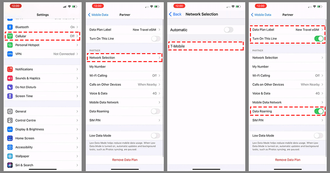 How to using a physical SIM and an eSIM simultaneously
